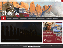 Tablet Screenshot of chile.de